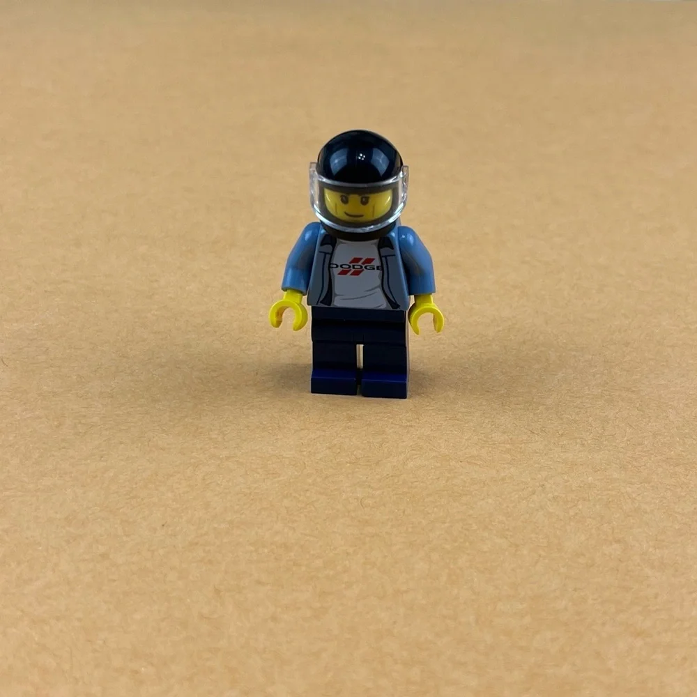 LEGO 1970 Dodge Charger R/T Driver Minifigure- 75893 sc072 2”